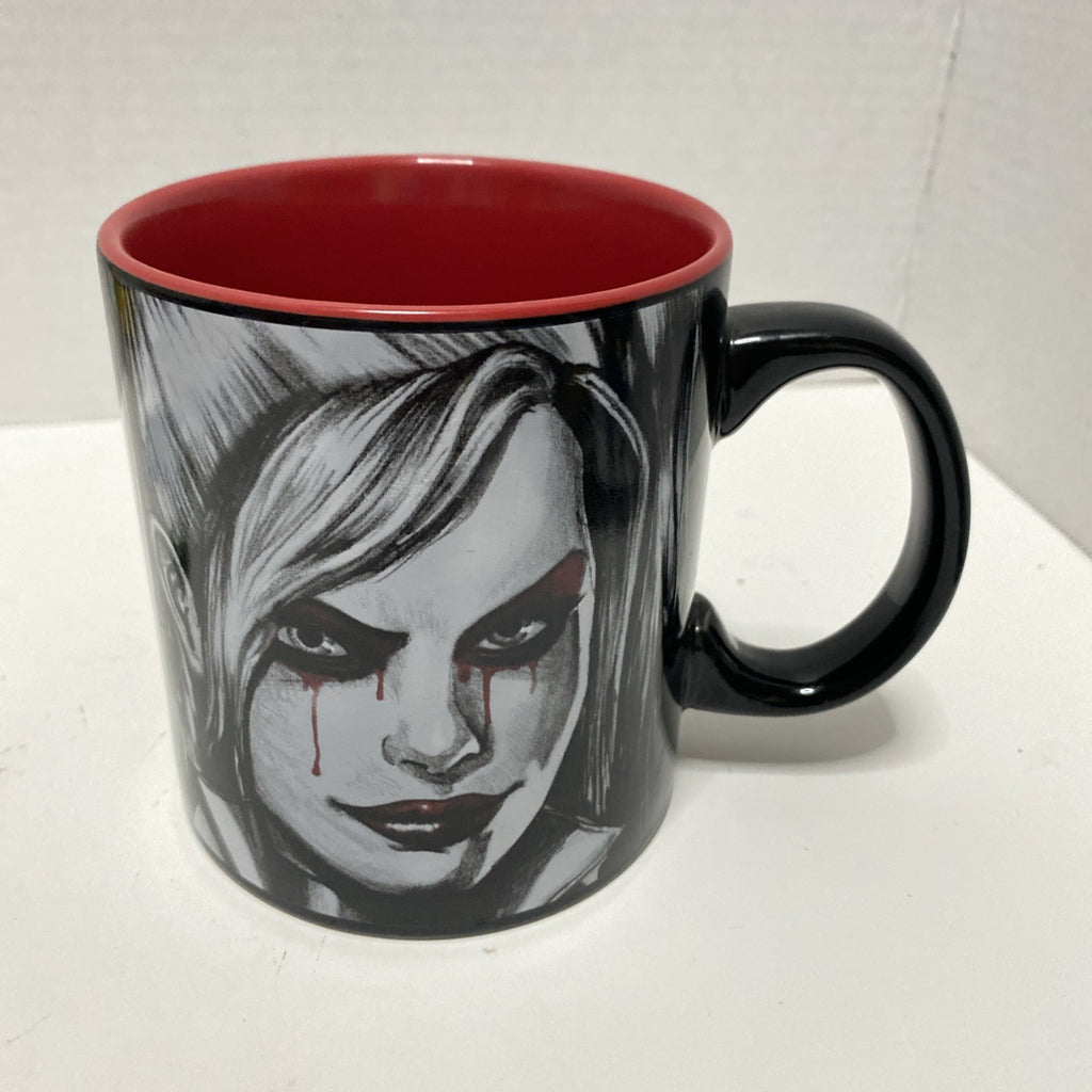 Harley Quinn Batman DC Comics 20 Ounce Ceramic Coffee Mug Silver Buffalo