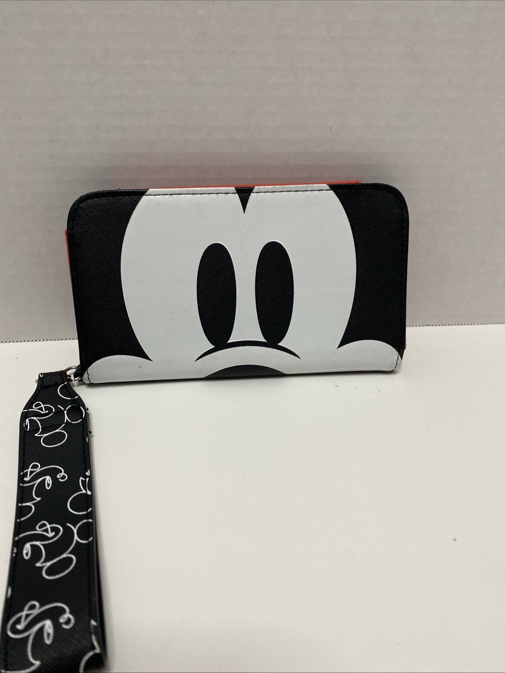 Mickey Mouse Face Disney Classic Wristlet Snap Wallet Women's Clutch
