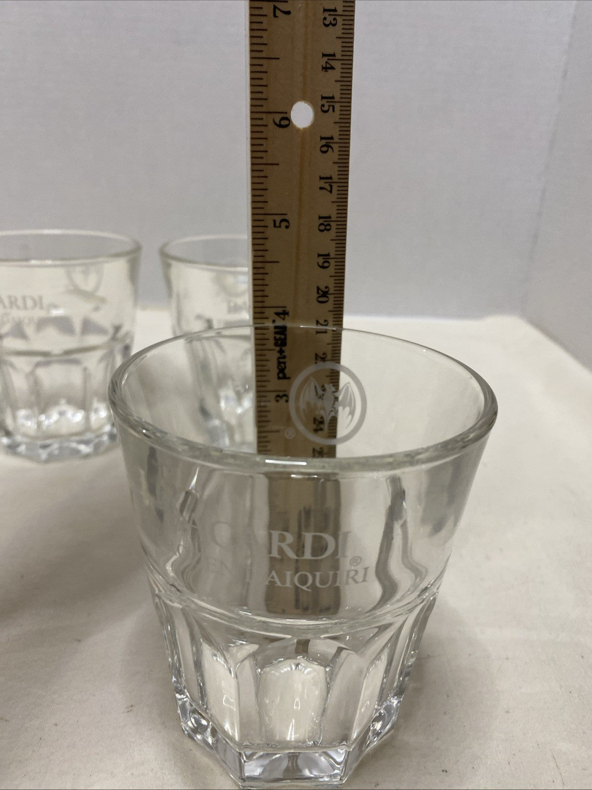 4 Bacardi Frozen Daiquiri Rum Gläser,  Party, Bar, Gastro