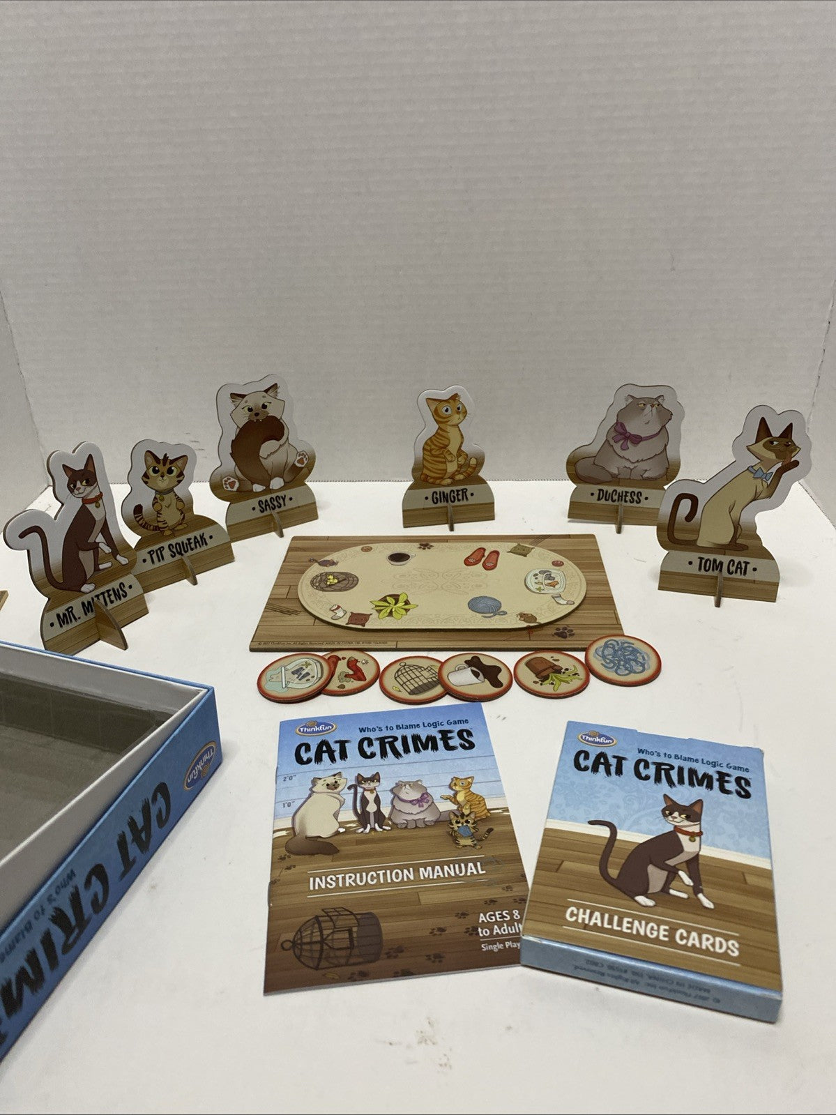 ThinkFun Cat Crimes Logic Brain Game and Brainteaser Ages 8 to Adult   