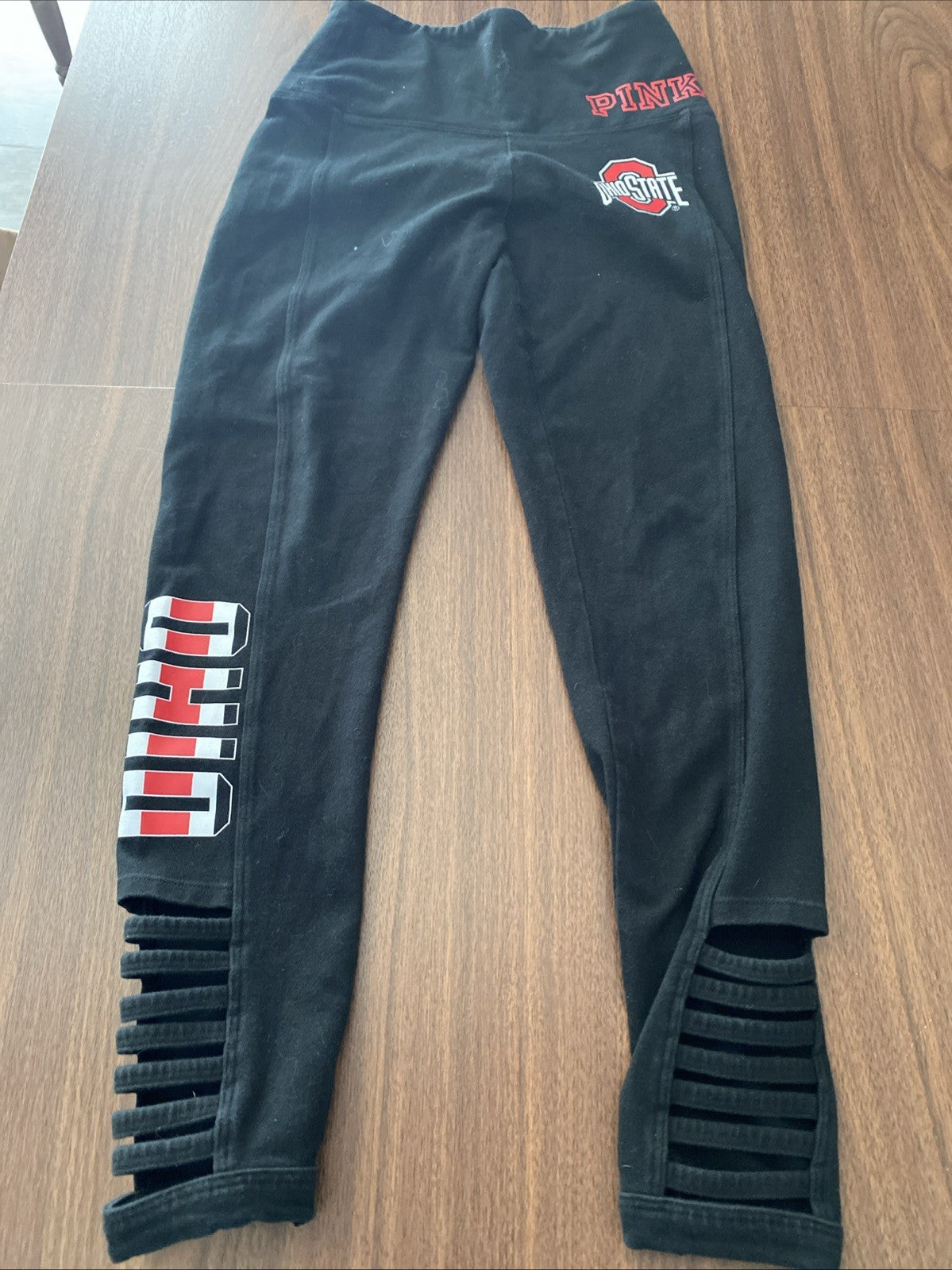Victoria’s Secret/pink Ohio State university buckeyes XS women’s yoga pants