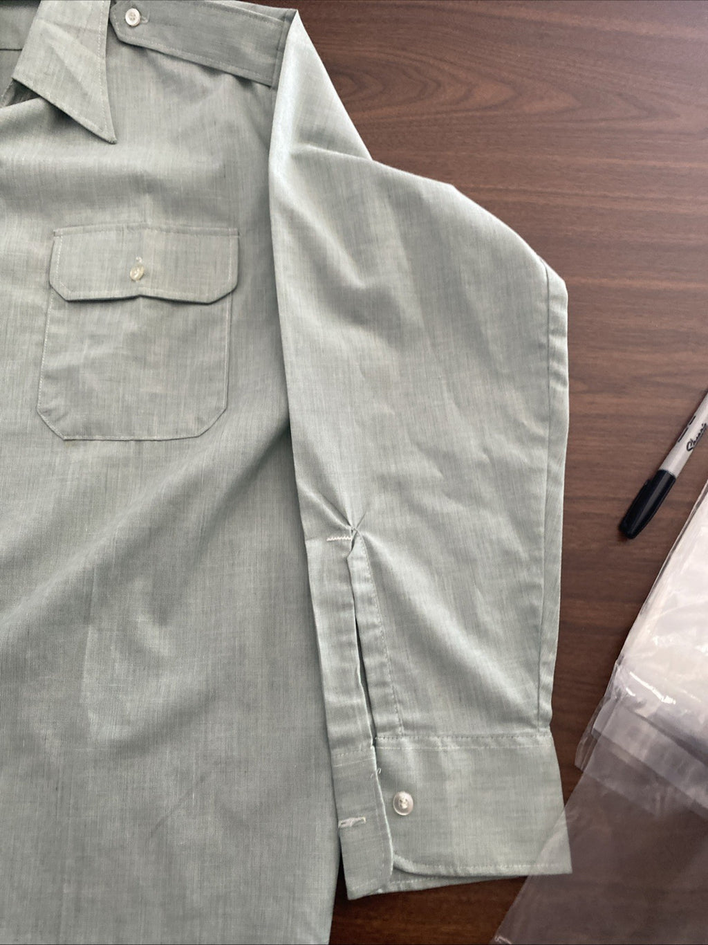 US Army issue Garrison Long Sleeve Shirt Size 15 1/2 x 33 8405-01-077-5033 Class