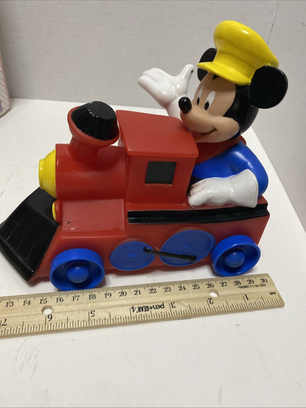 1996 Disney Mickey Mouse Bubble Bath Toy Train Exclusive Johnson Promotional