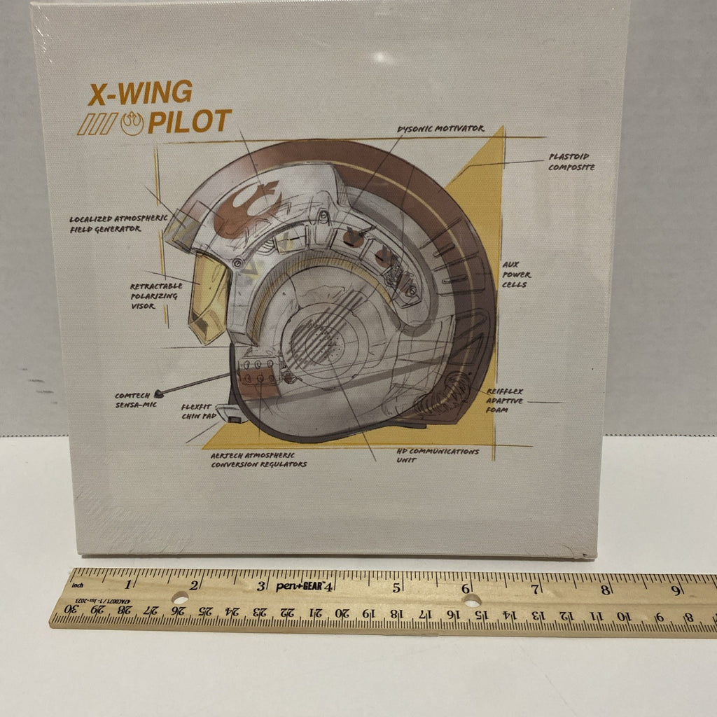 Disney Star Wars X wing pilot helmet picture artwork