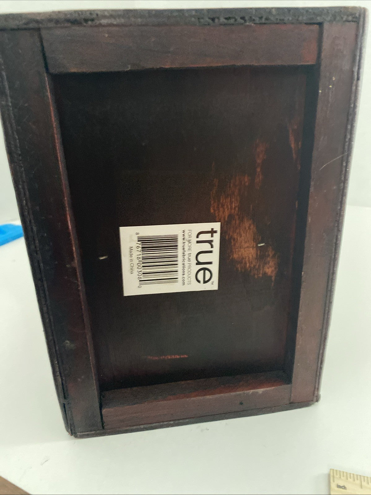 Twine Chateau Two Bottle Antique Style Wine Box Brown Home Decor