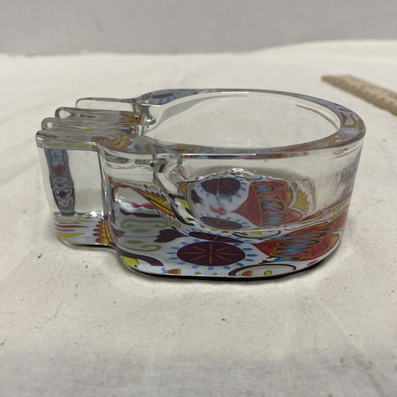 Day Of The Dead Sugar Skull Ashtray From Arizona