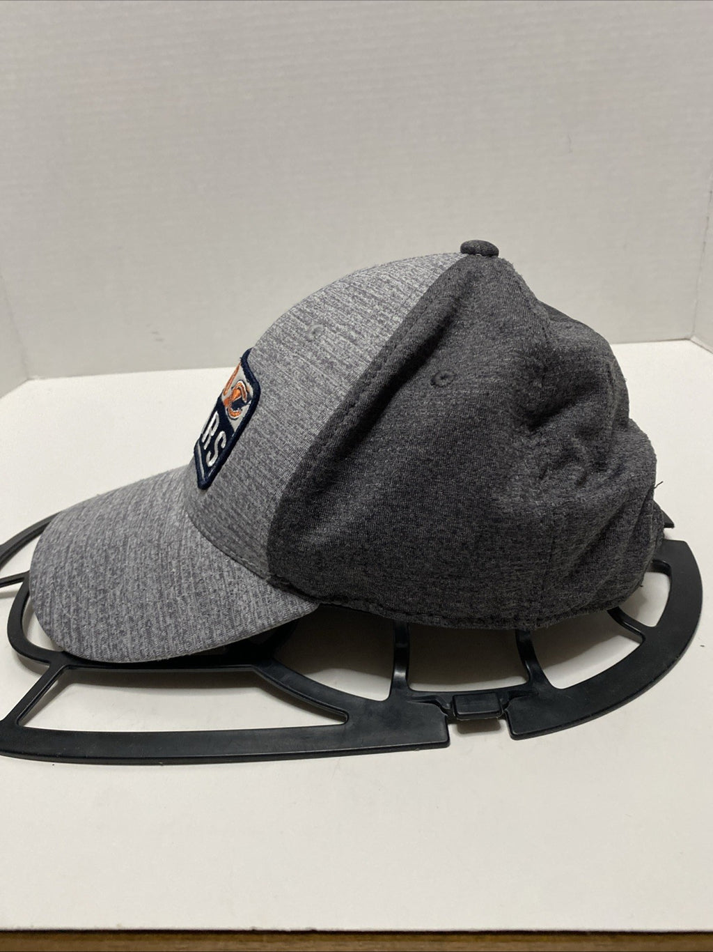Chicago Bears Team Apparel NFL Hat Men's Cap Adjustable Grey Black Orange Patch