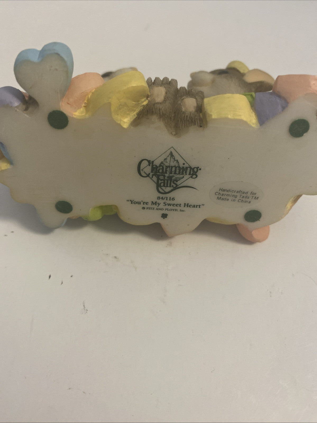 Charming Tails Fitz Floyd Mouse Figure You're My Sweet Heart