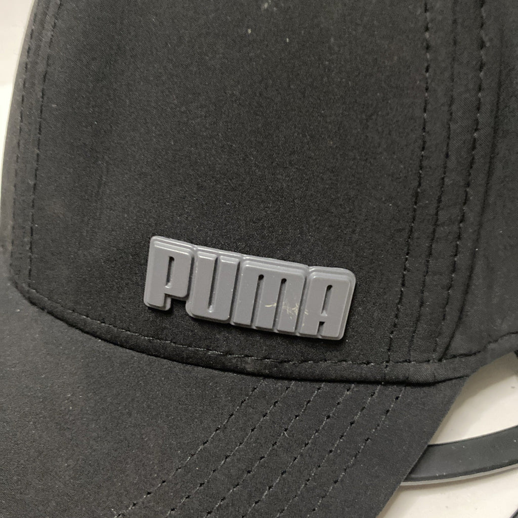 Puma Black Baseball Trucker Cap Hat Size S/m