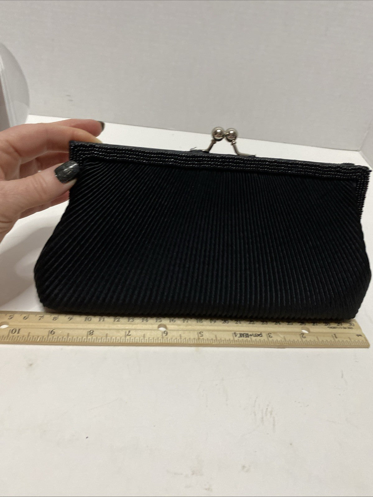 Sasha New York Black Clutch Bag