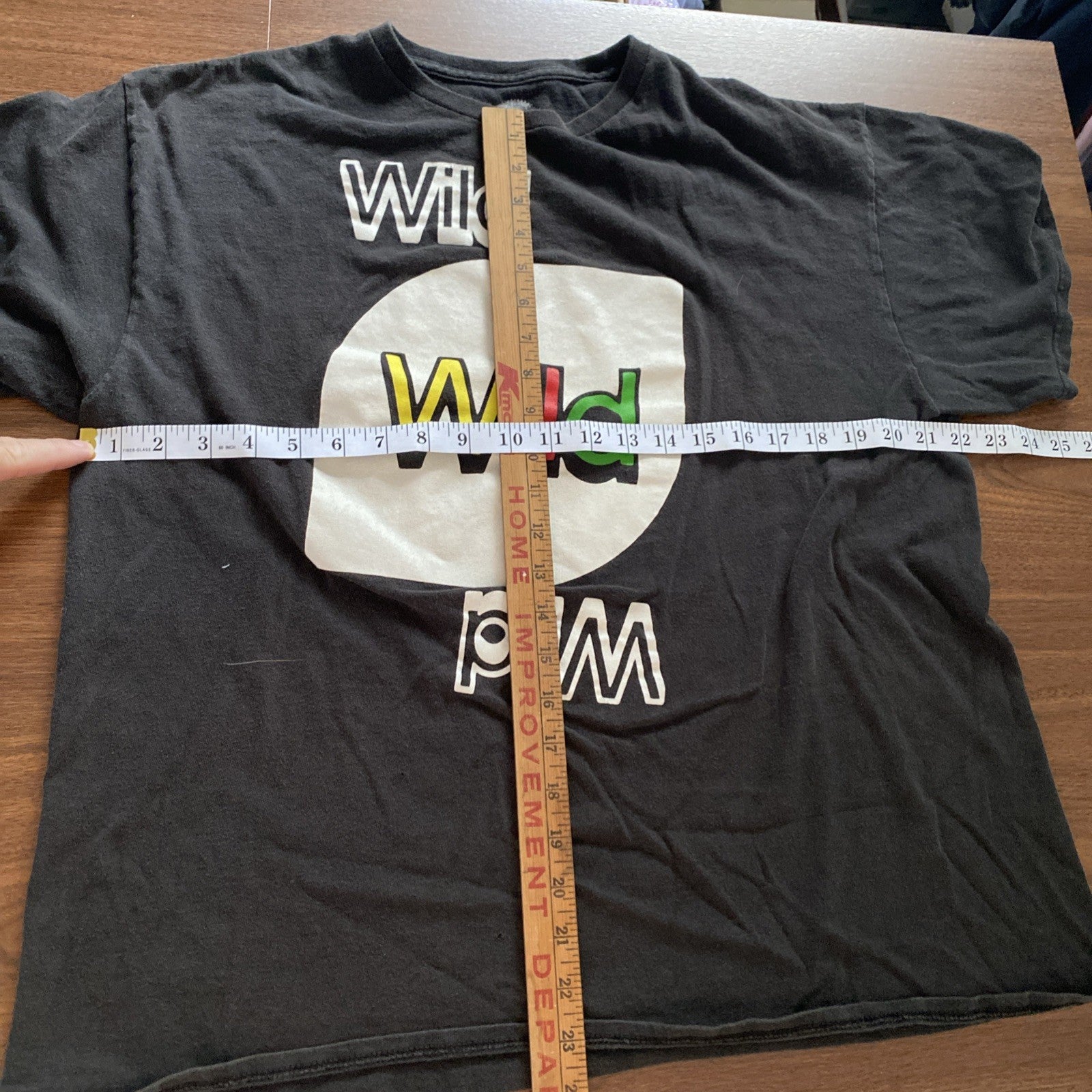 Mattel Mens Black Wild Wild Wild Card Tee Shirt Size XL