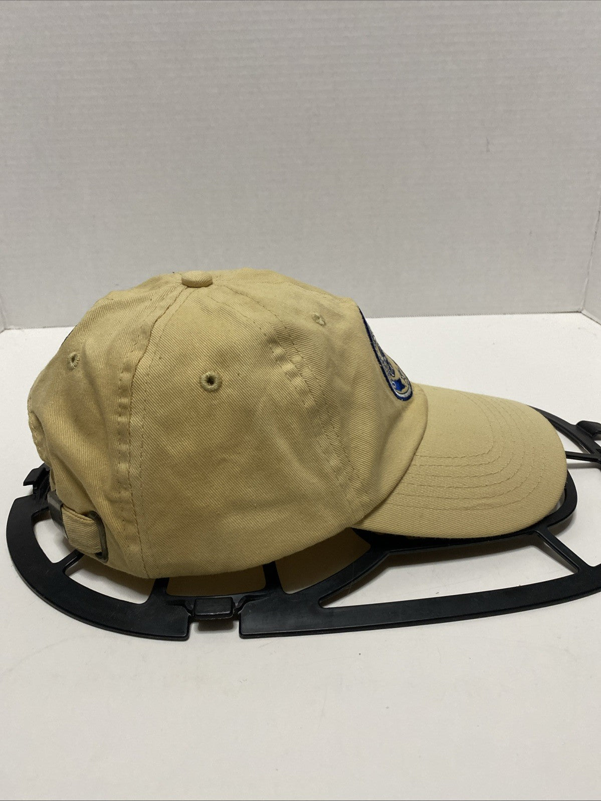 Columbus Blue Jackets Hat Cap ~ CBJ Cannon Embroidery Brass Buckle Never Worn