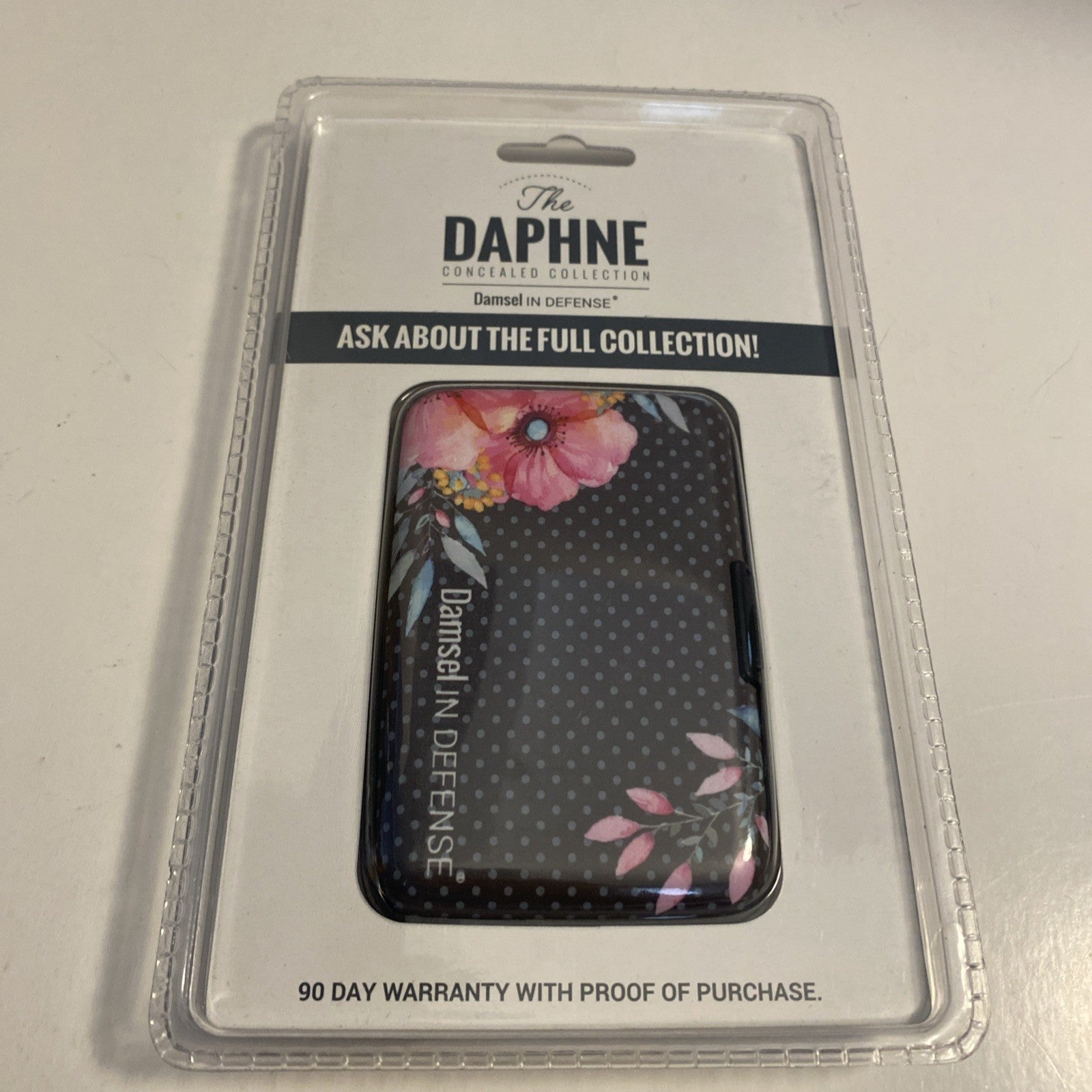 Damsel In Defense Women's RFID Wallet The Daphne Concealed Collection Travel NIP