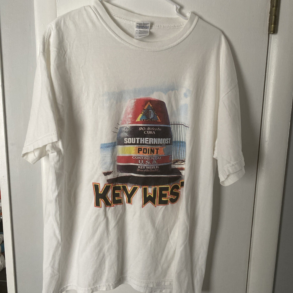 Key West Florida Buoy Unisex Softstyle T-Shirt Southernmost Point FL Size L