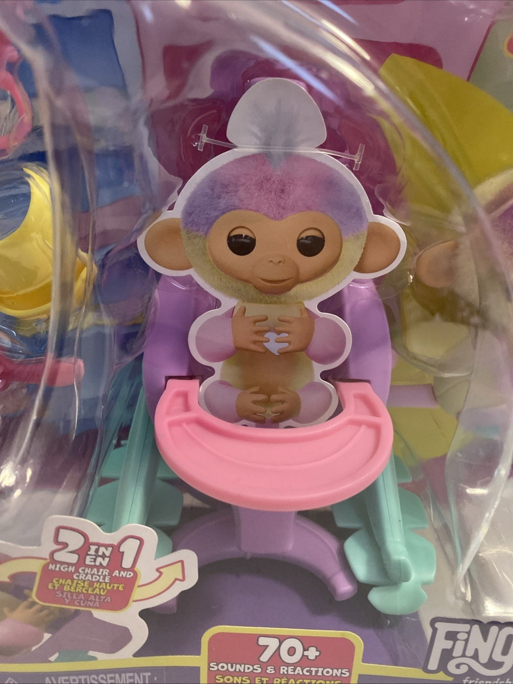 Fingerlings Interactive Baby Monkey Nursery Playset Jas 2-in-1 NEW