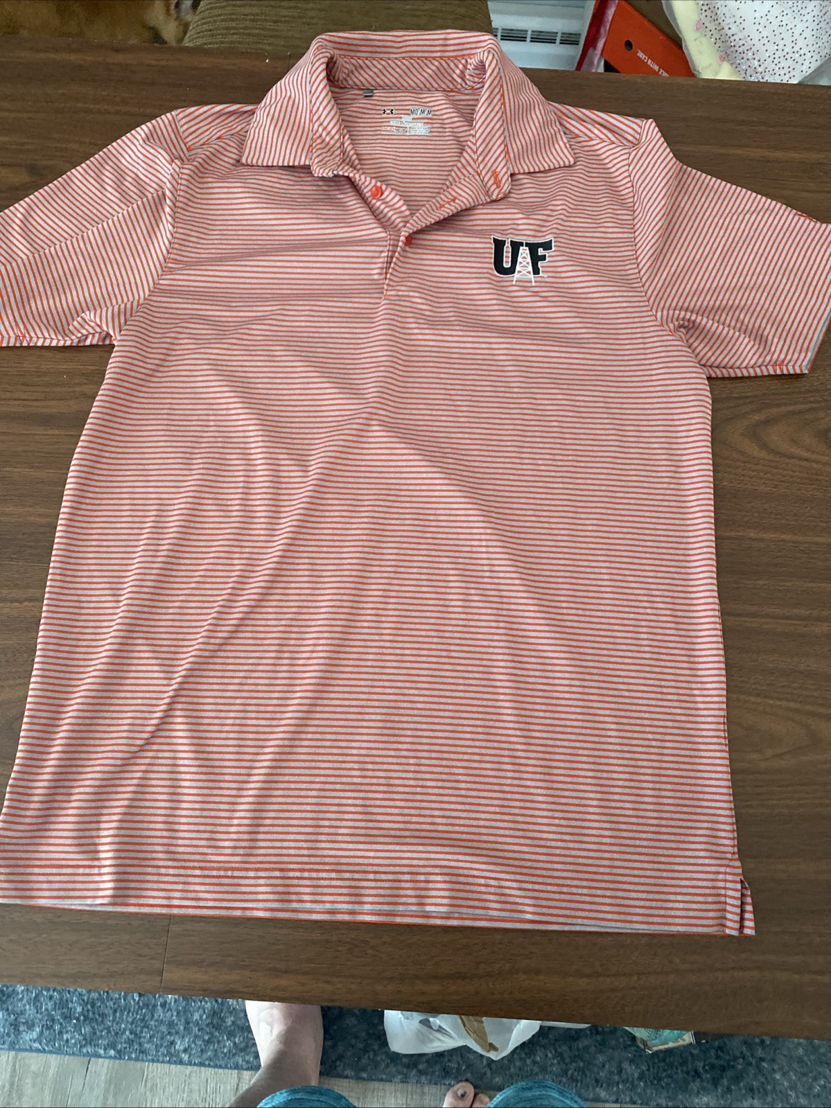 Under Armour men’s loose medium golf polo university of Findlay Oilers