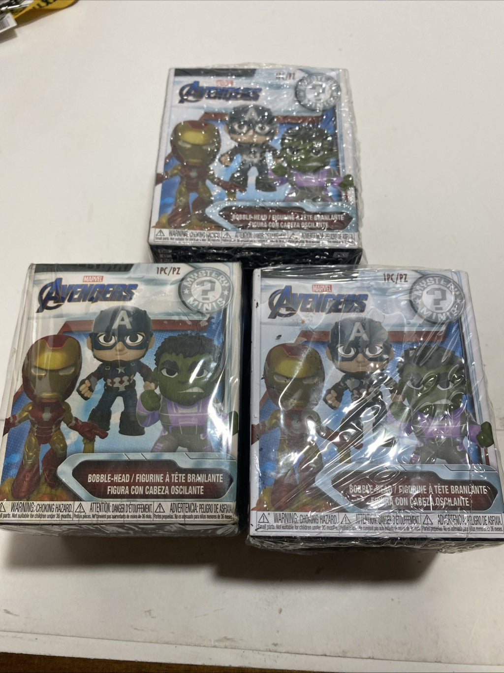 3x Funko Marvel Comics Avengers Mystery Minis Figure Sealed Lot Of 3