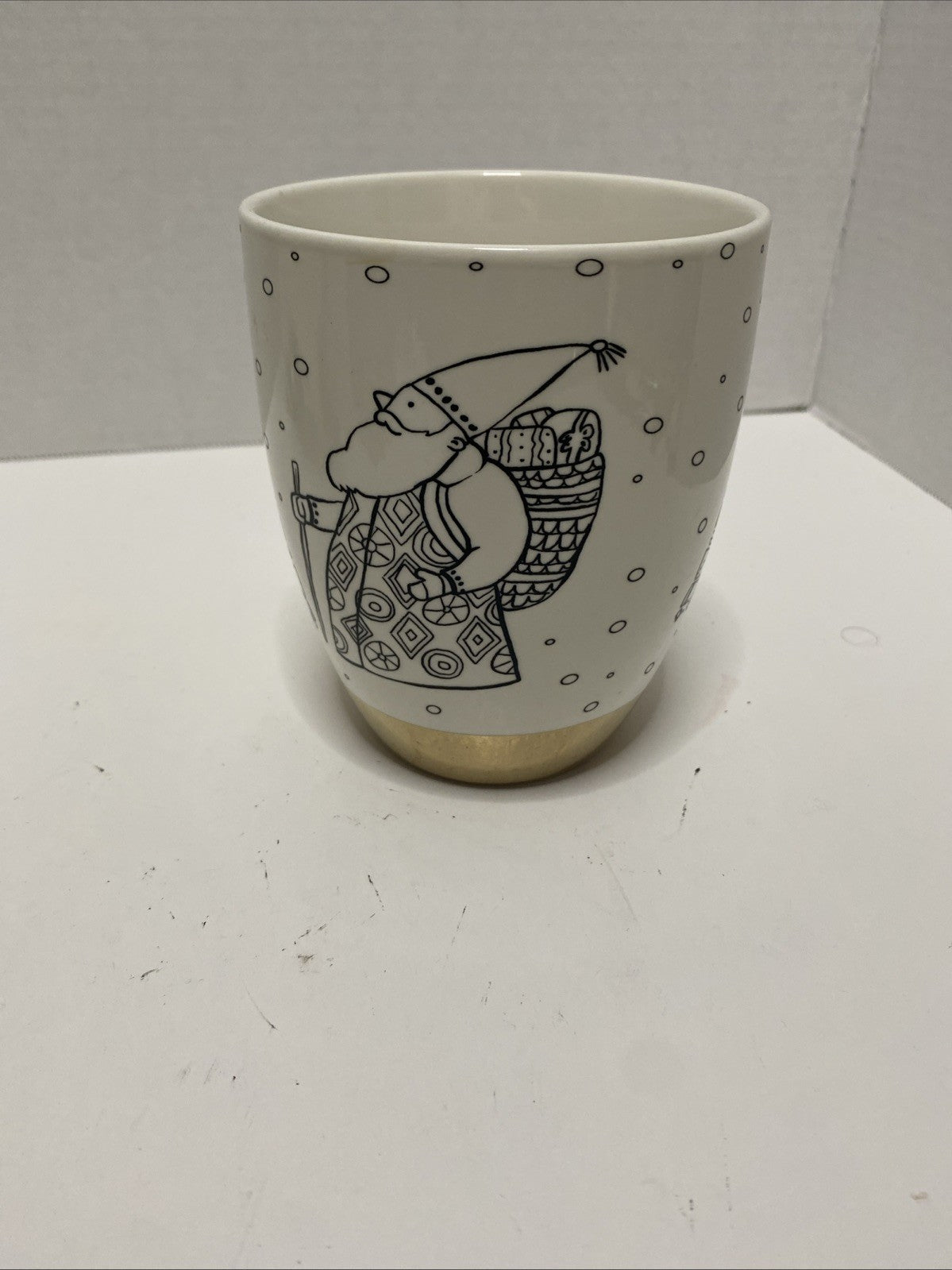 Santa Christmas Mug Christmas Coffee Cup with Santa Made By Cypress Home