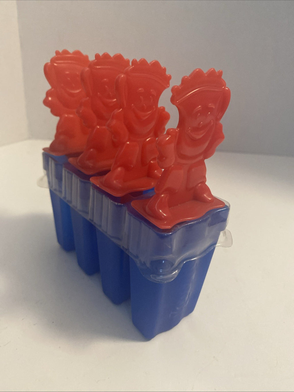 Vintage Koolaid Popcicle Mold Freezer Pop Koolaid Man Plastic Popcicle Stick