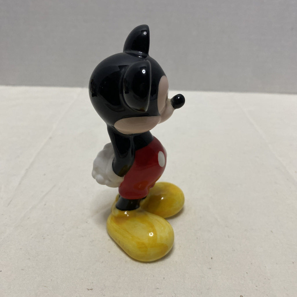 Vintage Enesco ceramic Mickey Mouse shy bashful figure