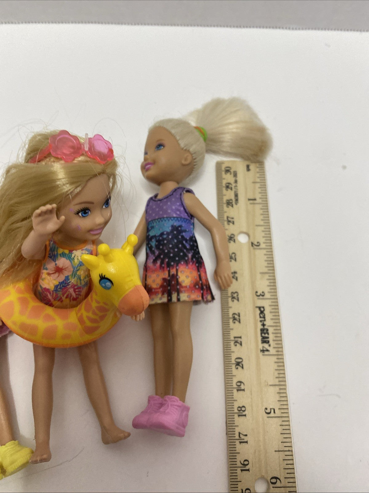Lot of3 Dolls Chelsea & Kelly Dolls Plus Friends