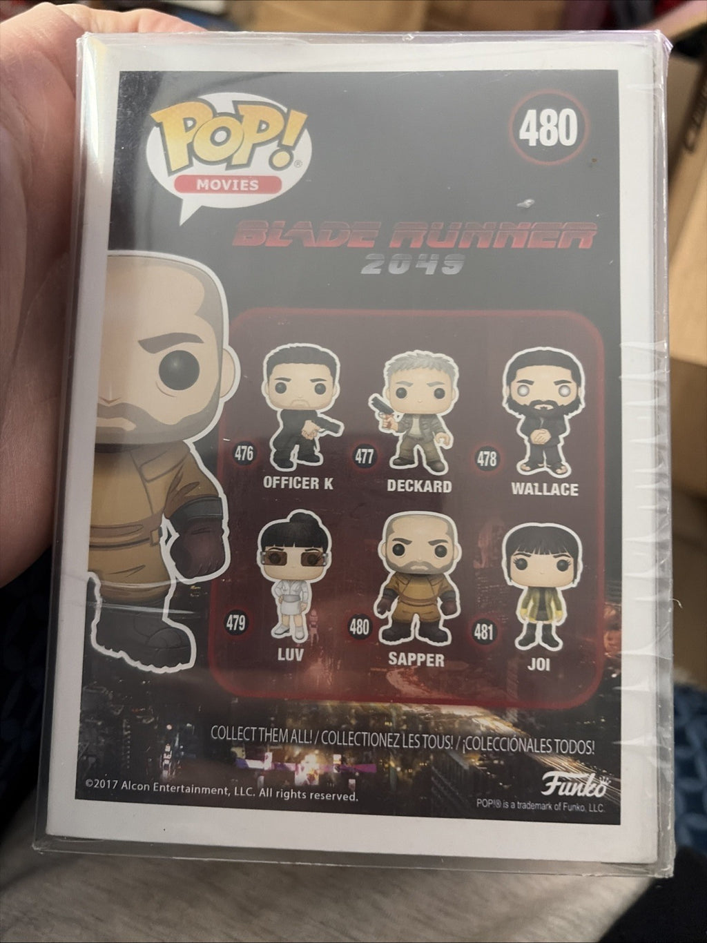 DAVE BAUTISTA SIGNED SAPPER BLADE RUNNER 2049 CHASE FUNKO POP FIGURE GOTG JSACOA