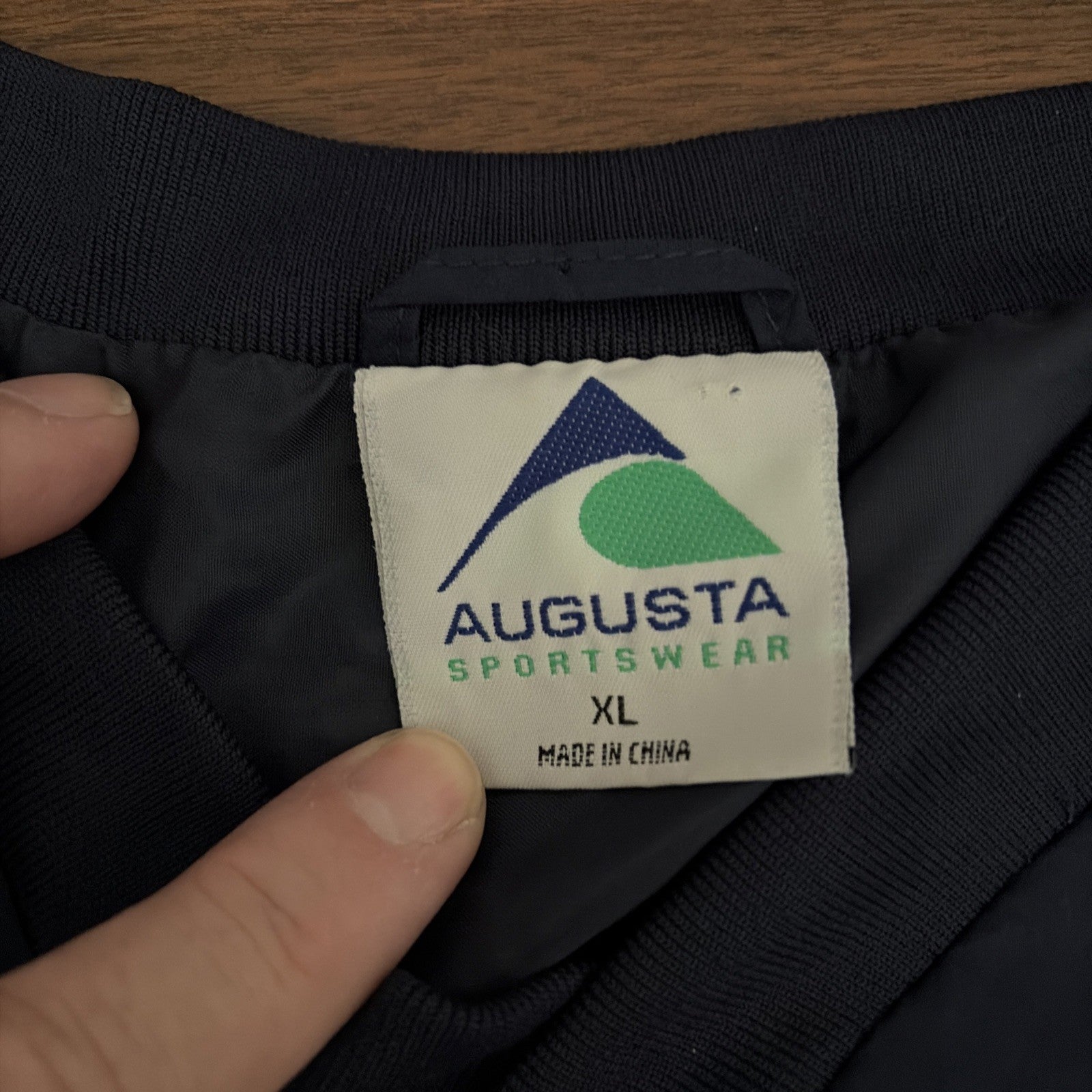 Nhl Columbus Blue Jacket Augusta Extra Large Men’s Windbreaker Long Sleeve Blue