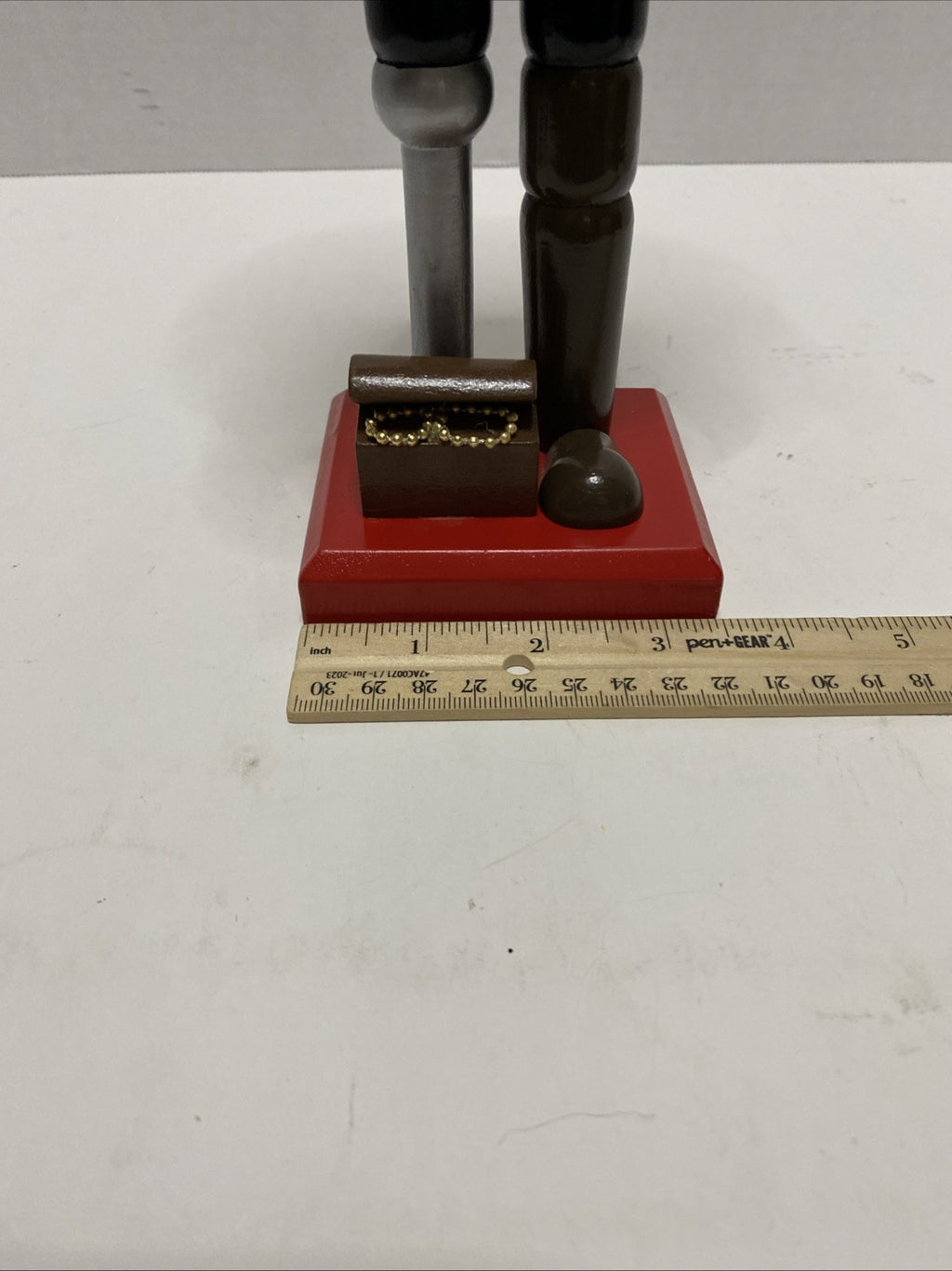 Vintage Christmas Pirate Nutcracker 14"l Limited Edition 2010 Hook Sword Peg Leg