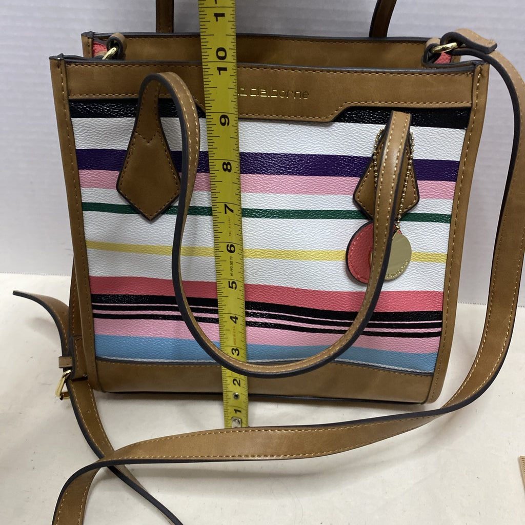 Liz Claiborne Tote Crossbody Bag Striped