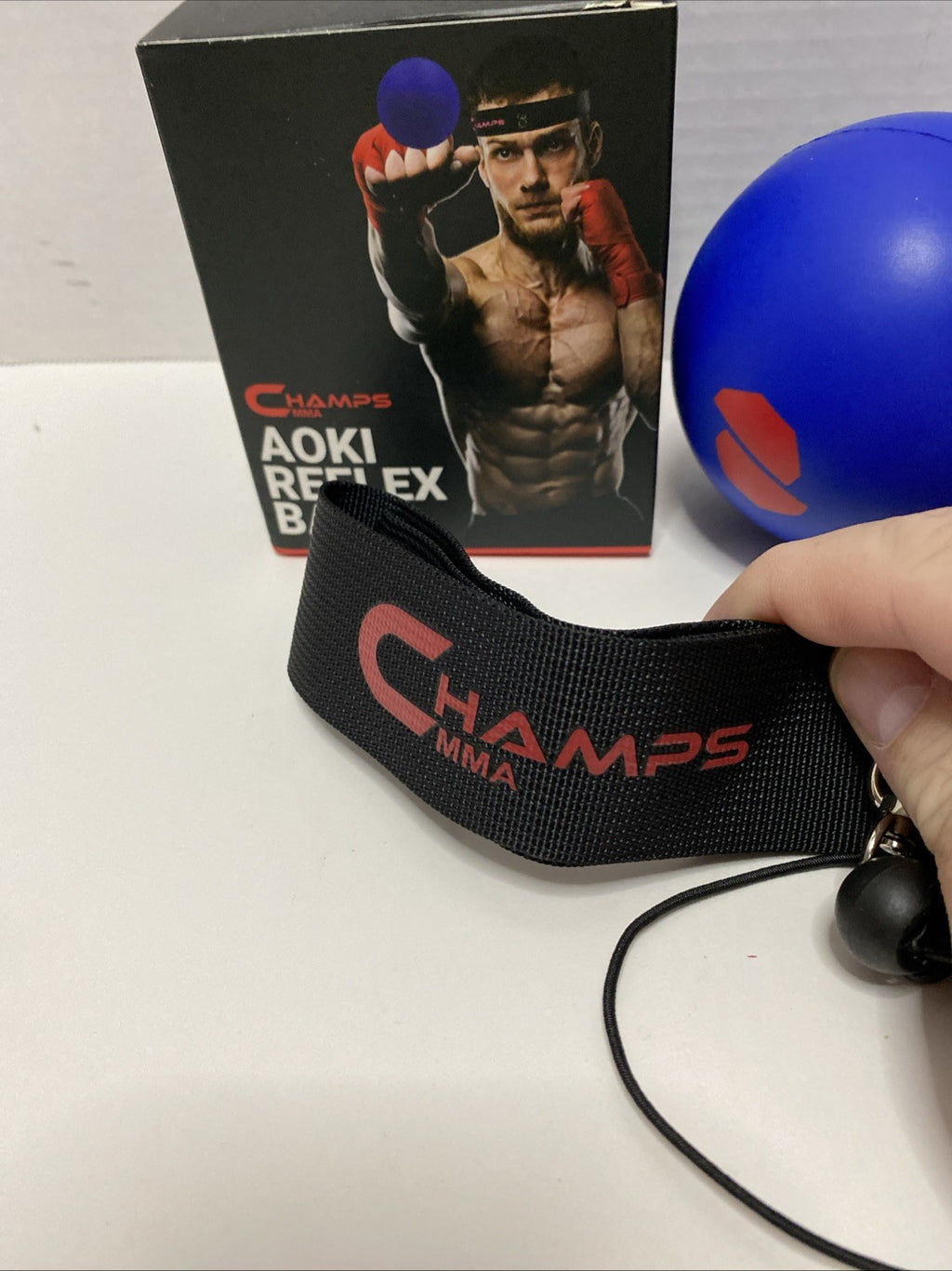 Champs MMA Red Reflex Ball Set