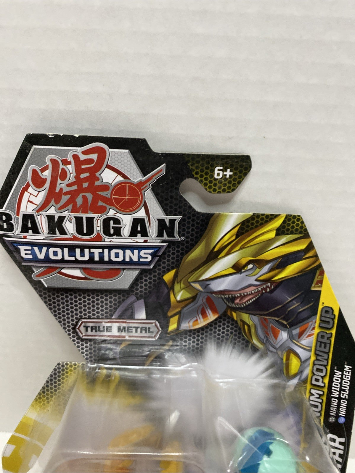 Bakugan Evolutions, Shartktar with Nano Widow & Sludgem Platinum Power Up Pack