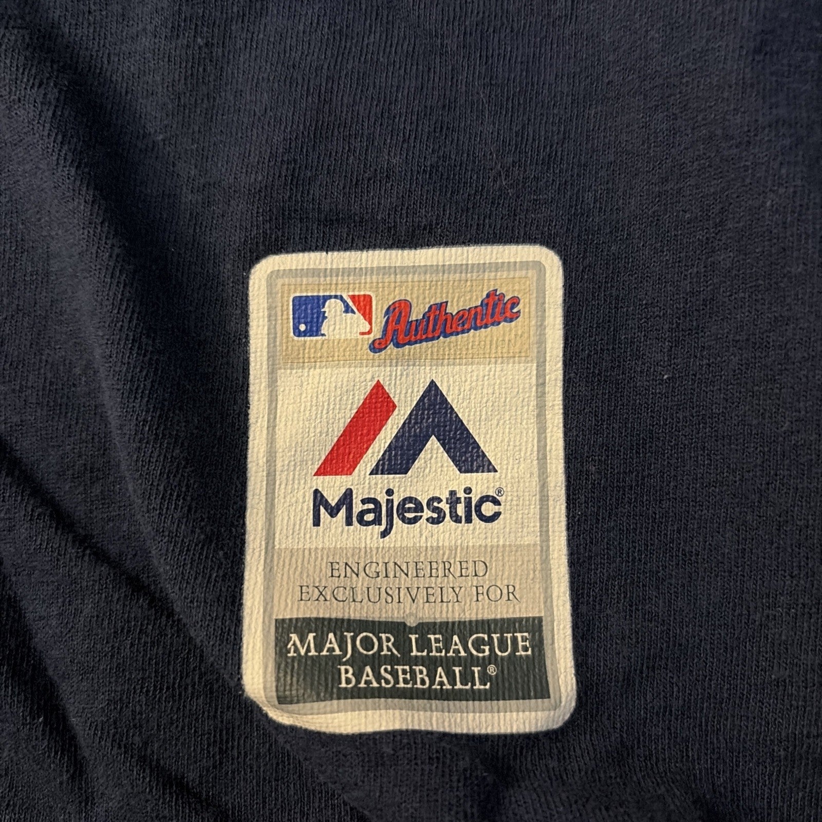 Detroit Tigers Men's Majestic Authentic MLB Short Sleeve T-Shirt - XL