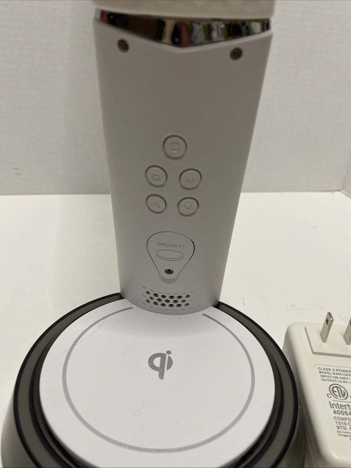 OttLite Wireless Charging LED Lamp Color Changing Base White With Power Cord