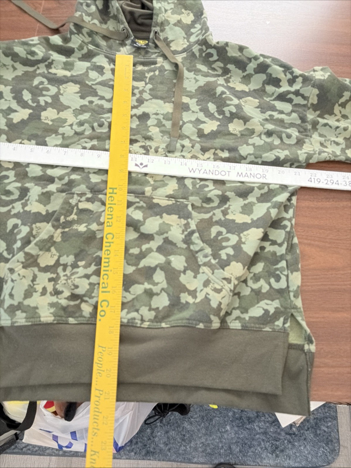 Athletic Teen Medium 8–10 Camouflage Hoodie