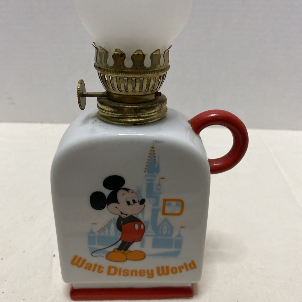 Vintage Walt Disney Production Mickey Finger Oil Lamp Made In Japan -