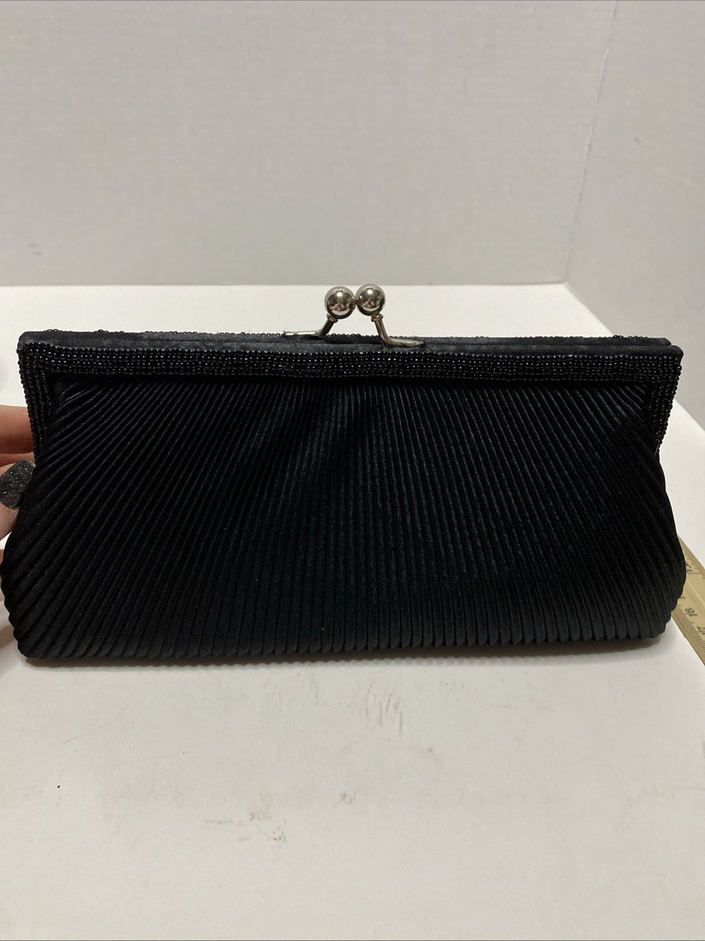 Sasha New York Black Clutch Bag