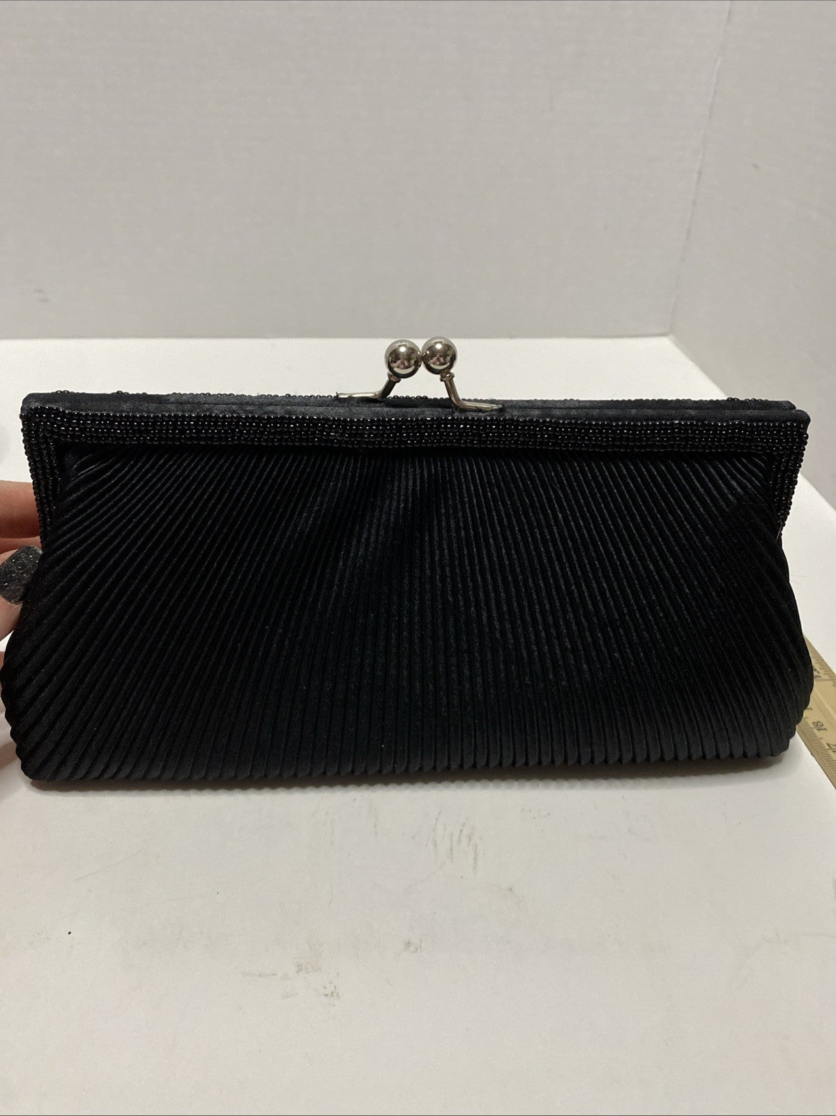 Sasha New York Black Clutch Bag