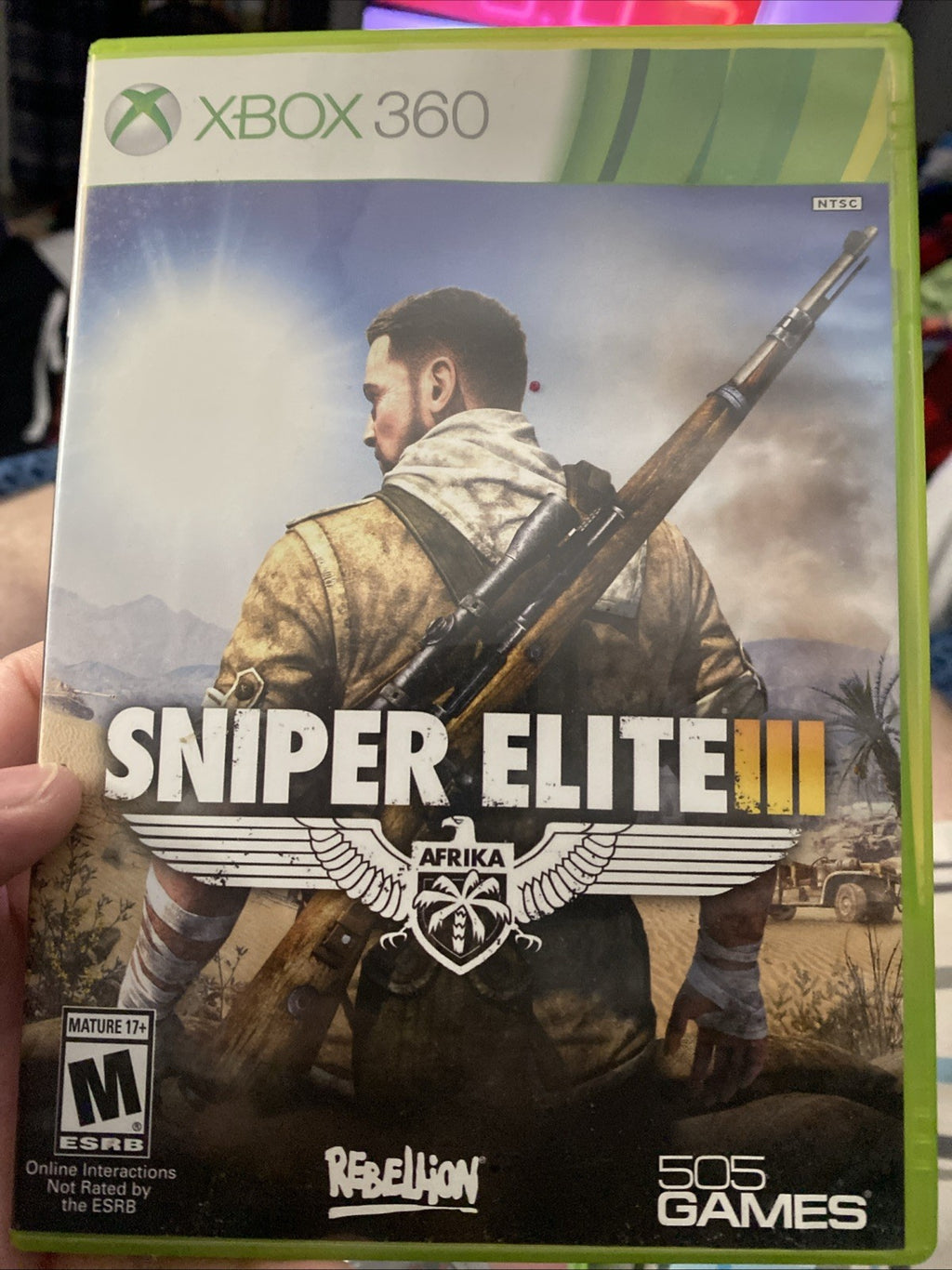 Microsoft XBOX 360 Sniper Elite III Video Game/Very Good Condition/Pre-owned