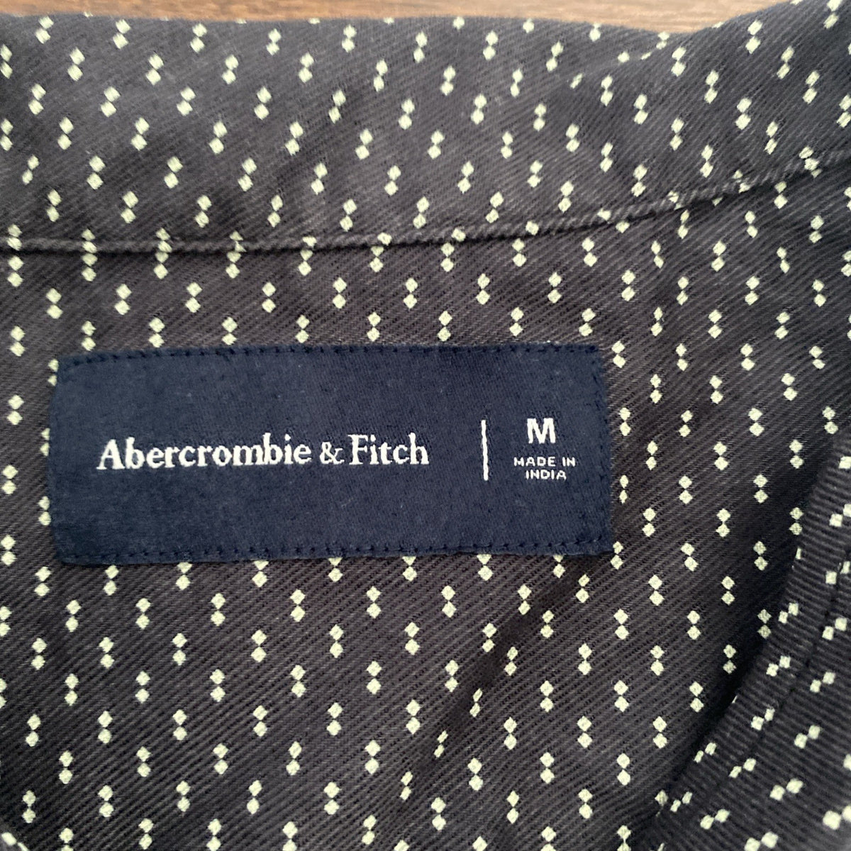 Abercrombie and Fitch women’s long sleeve medium button up shirt black