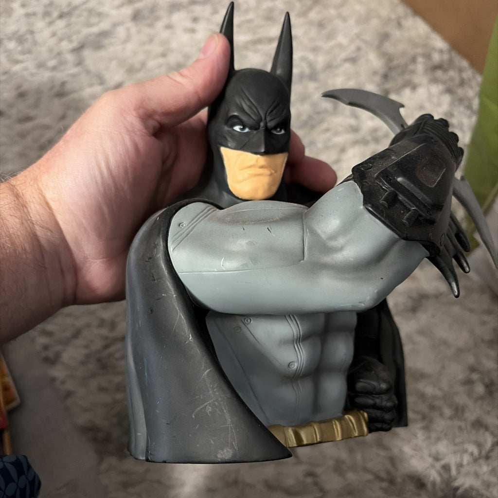 DC Comics Batman Arkham Asylum PX Bust Bank RARE