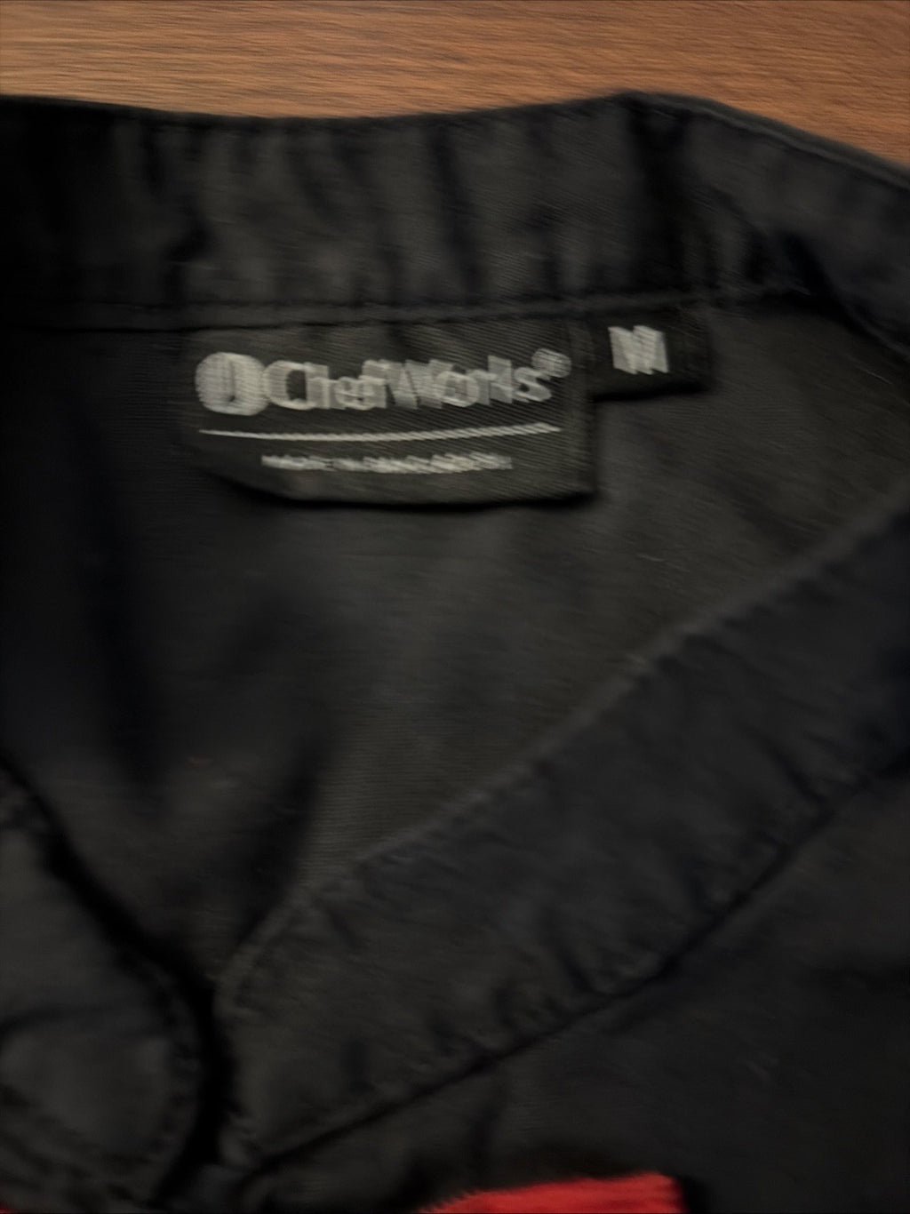 Chef Works Chef Coat Jacket Size M Black