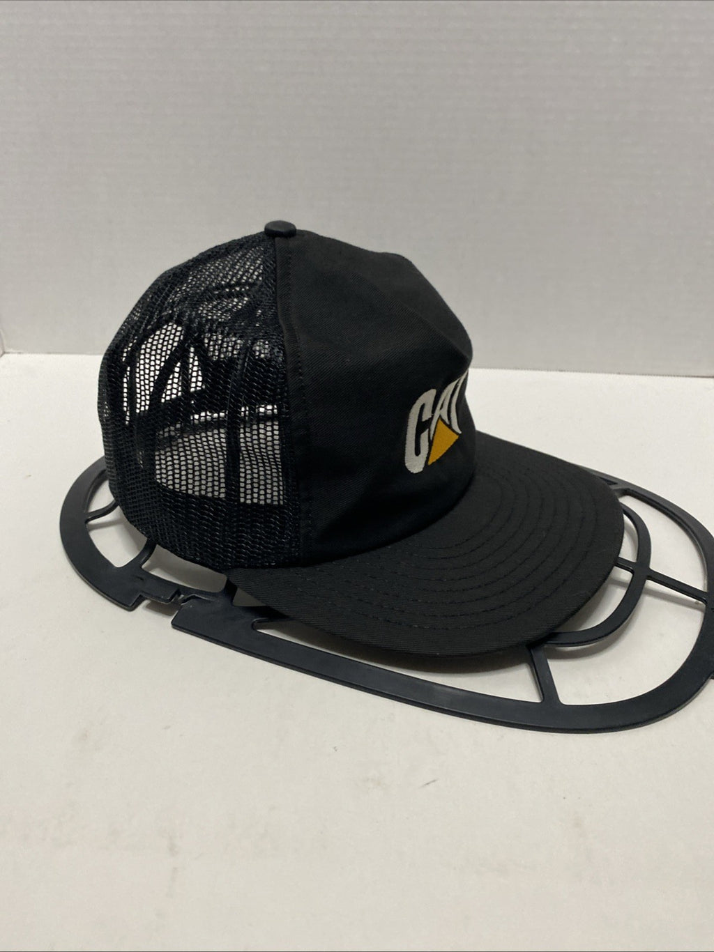 Black Cat Caterpillar  Ball Cap Mesh Back Adjustable