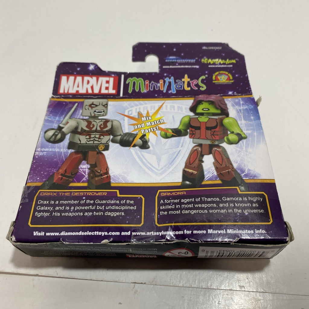 Minimates MARVEL GUARDIANS OF THE GALAXY DRAX THE DESTROYER & GAMORA (Walgreens)
