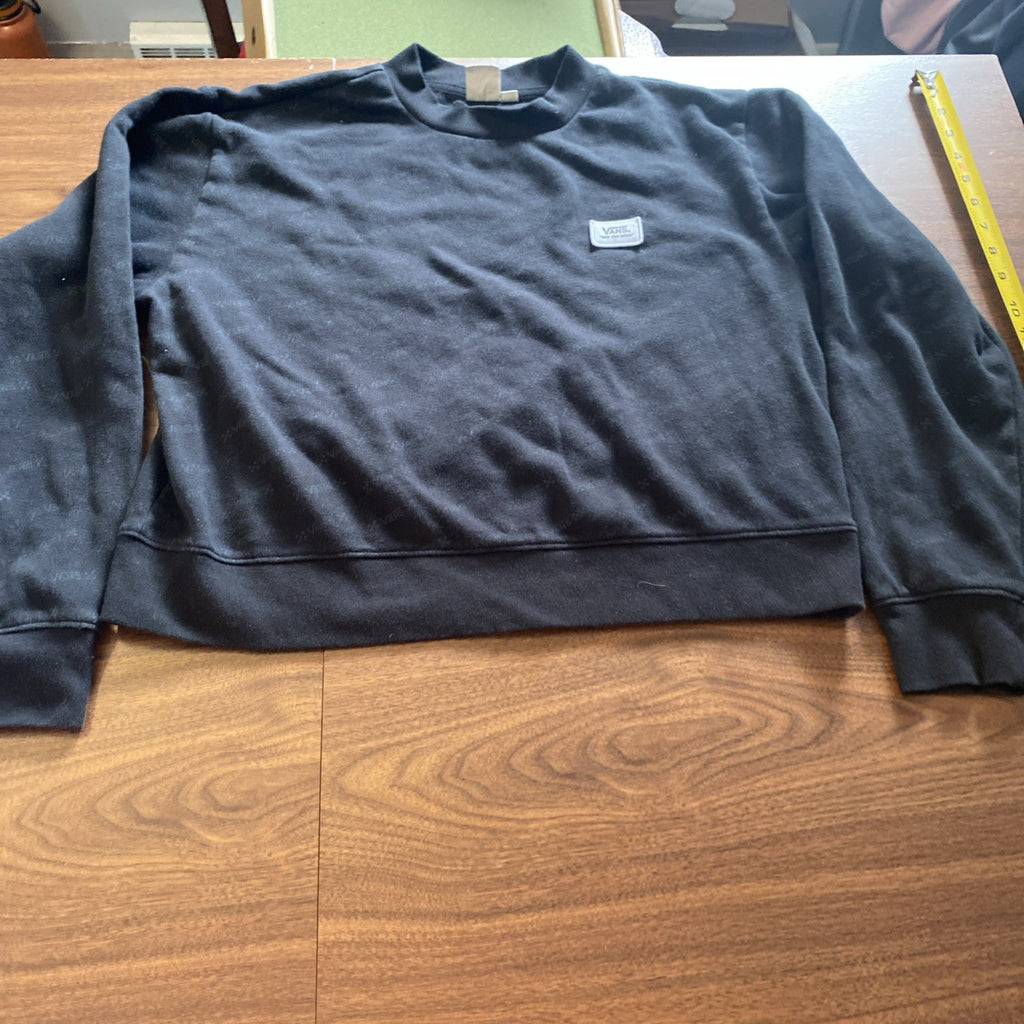 Vans Off the Wall Cropped Pullover Sweatshirt Med