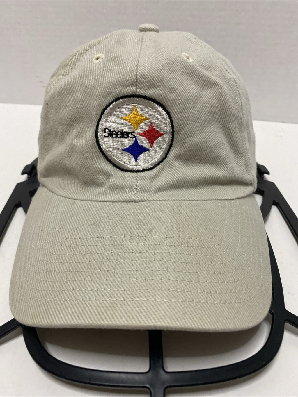 Pittsburgh Steelers Hat Cap Men’s Beige Strapback Embroidered NFL Football