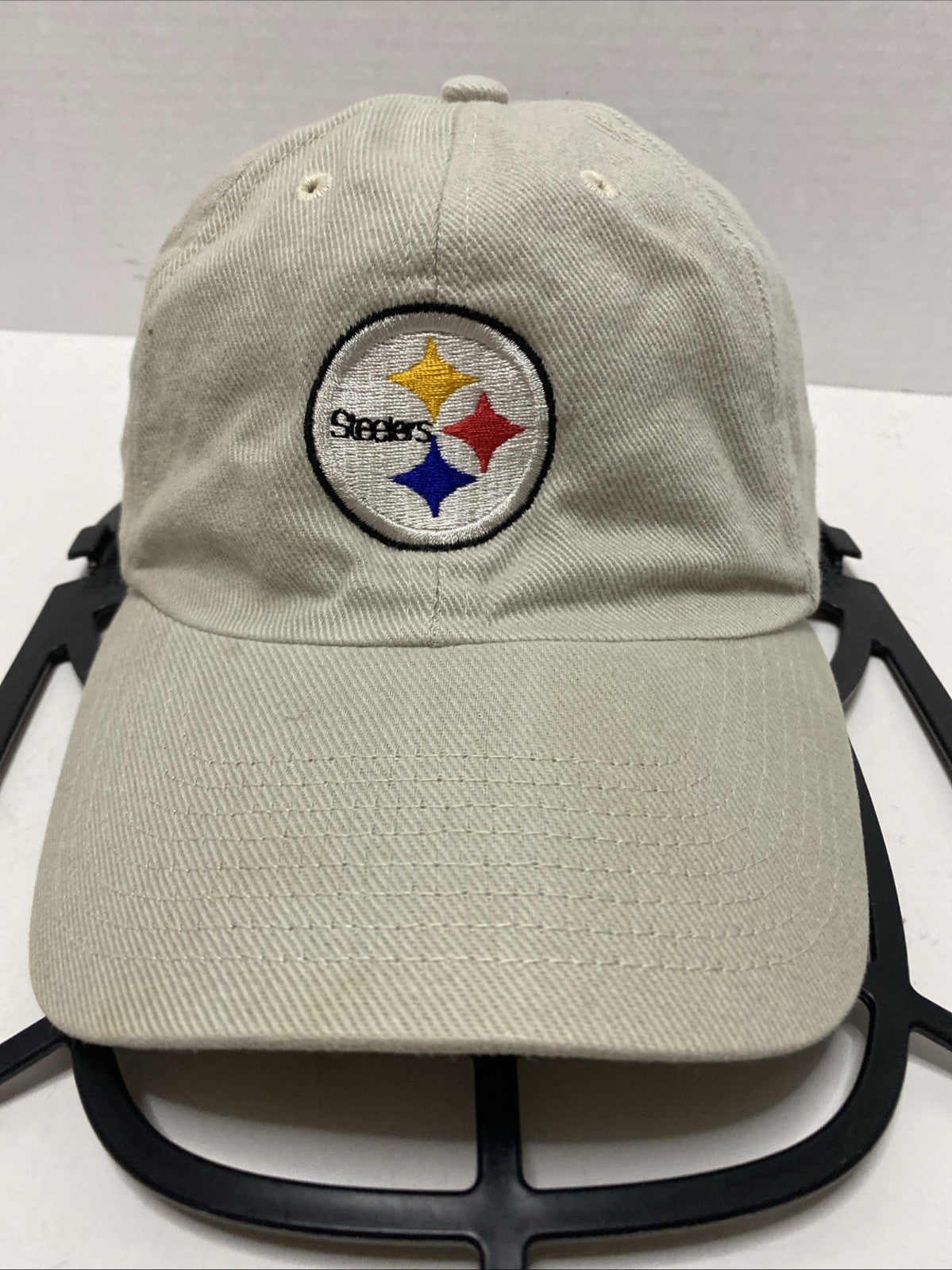 Pittsburgh Steelers Hat Cap Men’s Beige Strapback Embroidered NFL Football