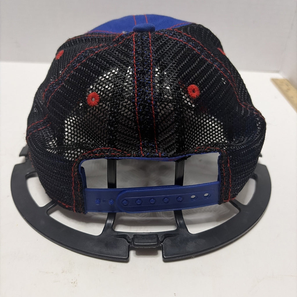 Detroit Pistons Adidas Adjustable Back Mesh Truckers Hat