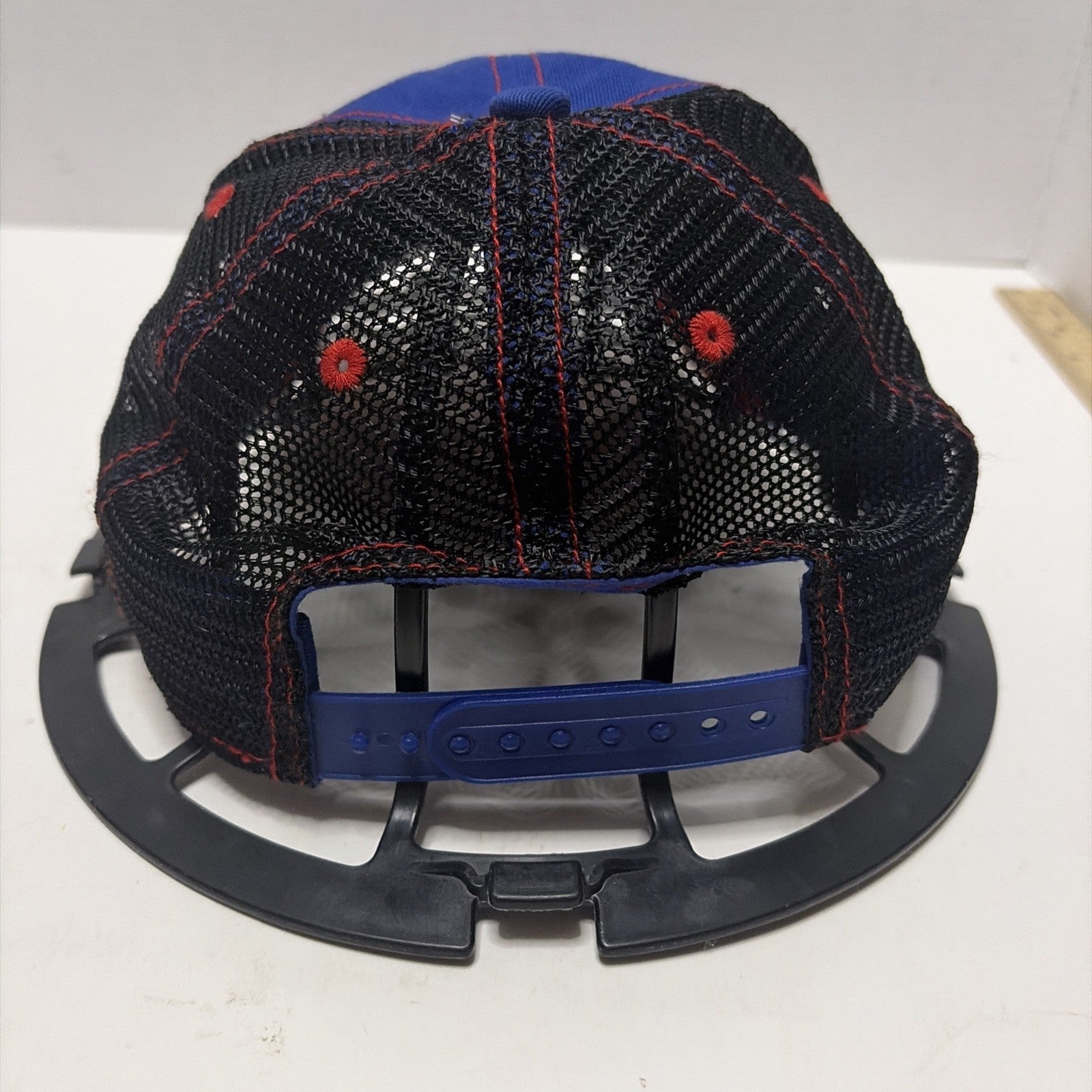 Detroit Pistons Adidas Adjustable Back Mesh Truckers Hat