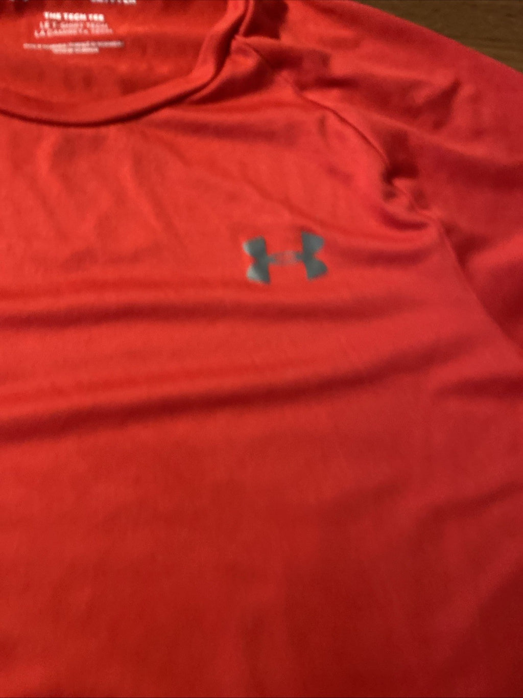 Under Armour Shirt Men’s Sm Red Short Sleeve Performance Workout Tech Tee