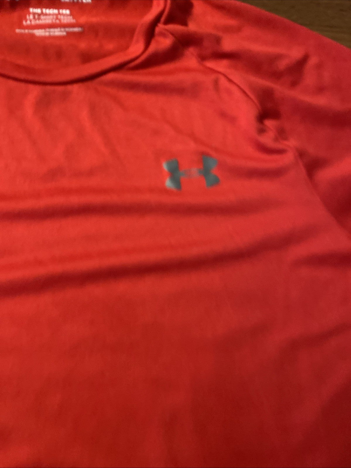 Under Armour Shirt Men’s Sm Red Short Sleeve Performance Workout Tech Tee